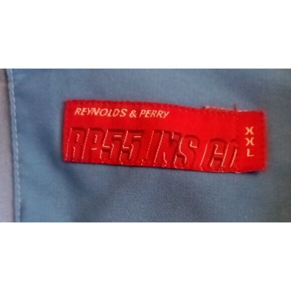 Vintage Reynolds Perry RP55 JNS Co Streetwear Polyester Button Up Shirt XXL Y2K - Picture 3 of 13